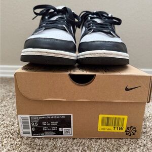 Nike Dunk Low Next Nature Black and White Sneakers